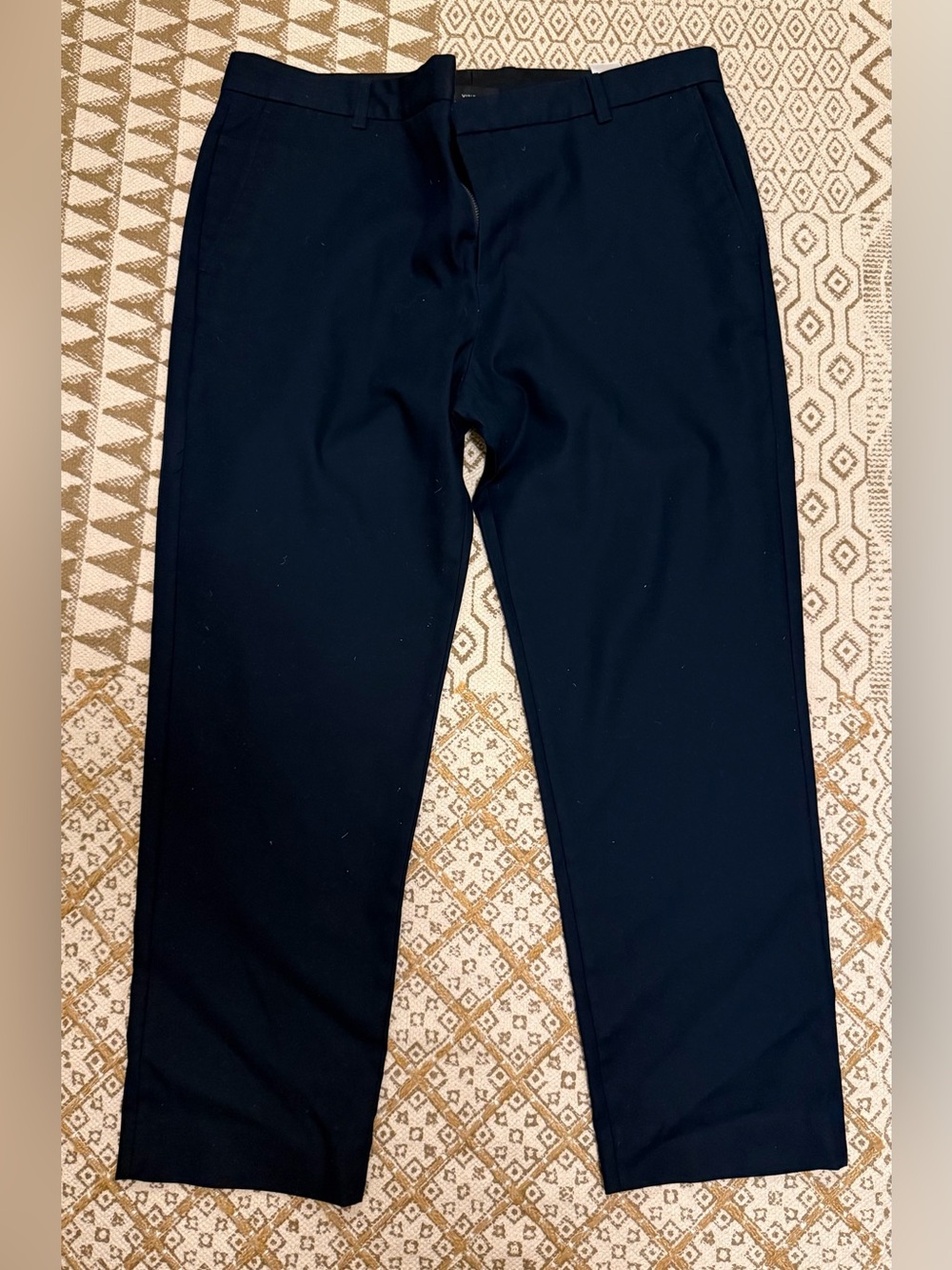 Vince Men's Dark Navy Dress Pants - Straight Leg